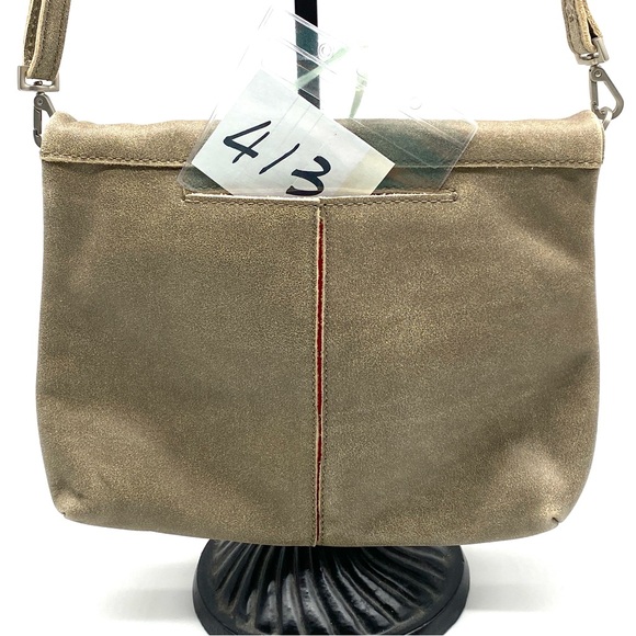 HAMMITT LOS ANGELES VIP MED PEWTER GREY  ZIP CROSSBODY Leather Clutch BAG Medium - Picture 6 of 8